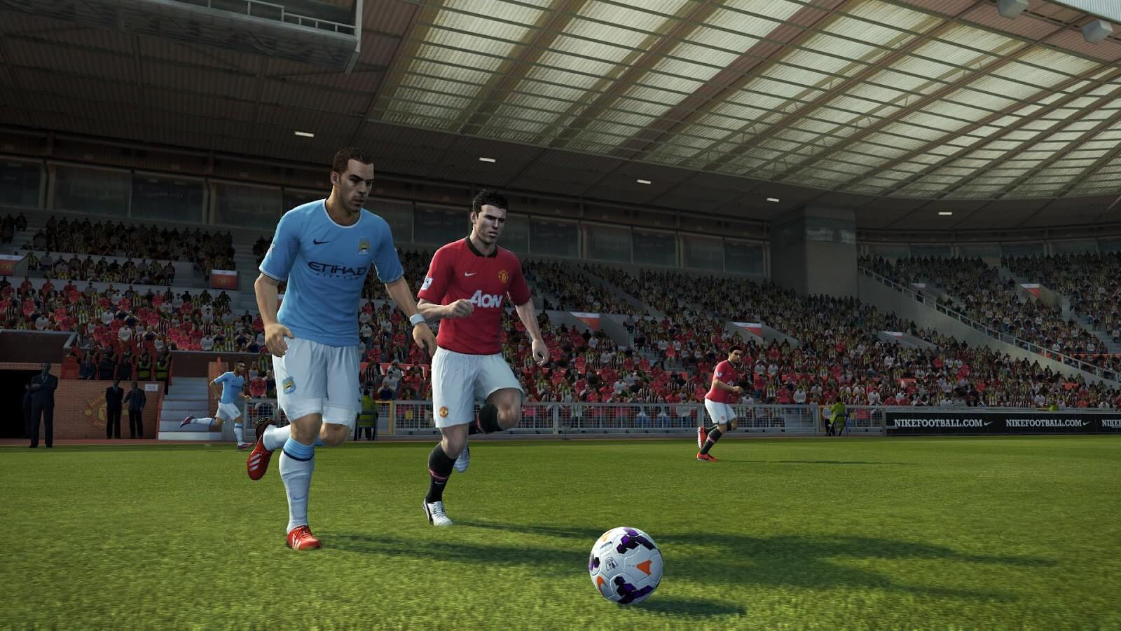 pes 2013 gameplay manchester